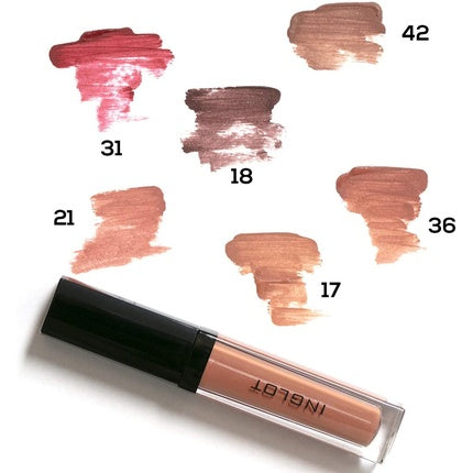 INGLOT Lipstick Pack of 42 - Nude Maron cu Particule Sclipitoare