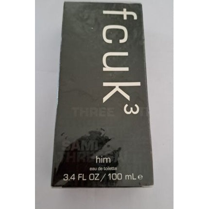 Parfum FCUK 3 for Him, EDT Spray 100ml, Negru