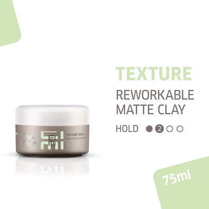 Cremă modelare păr, EIMI, Texture Touch Reworkable Matte Clay, 75 ml