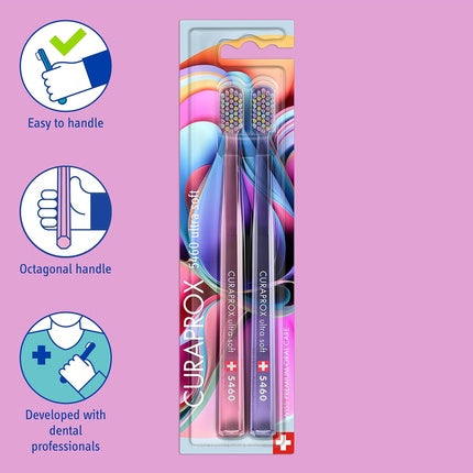 Periuță de dinți, Curaprox, CS 5460, colorat