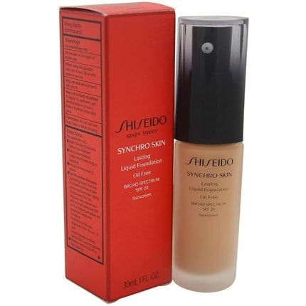 Fond de ten, Shiseido Synchro Skin, Fluid, Neutru 4, 30ml