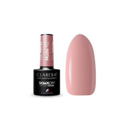 Lac de unghii UV, Claresa, 112 Nude, 5ml