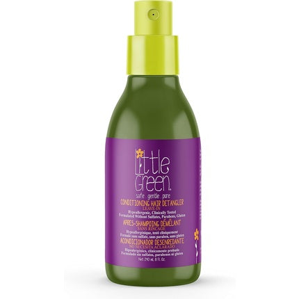 Little Green Conditioning Detangler, Lăsat în păr, sticlă verde cu dop galben