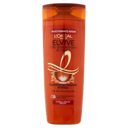 Șampon L'Oréal Paris Elvive Extraordinary Oil Jojoba pentru păr foarte uscat, 400 ml