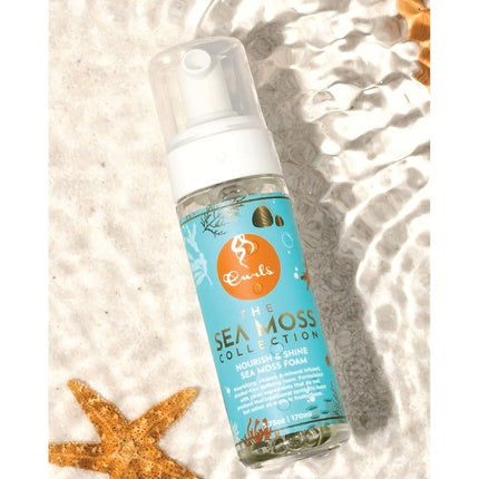 Curls Sea Moss Nourish & Shine Foam - Mousse pentru păr fără alcool