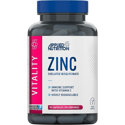 Supliment Alimentar Zinc 15mg, Applied Nutrition, 90 Capsule