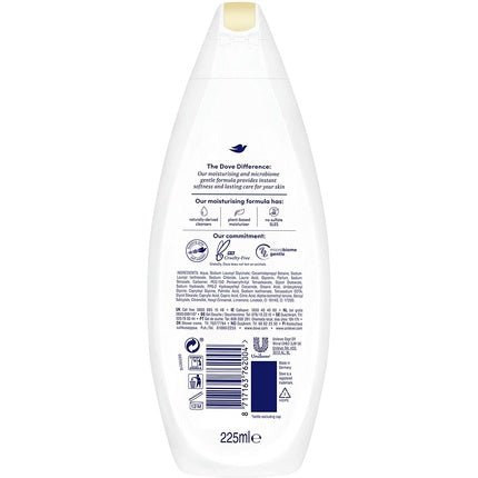 Gel de duș, Dove, Nourishing Silk, crem, 225ml