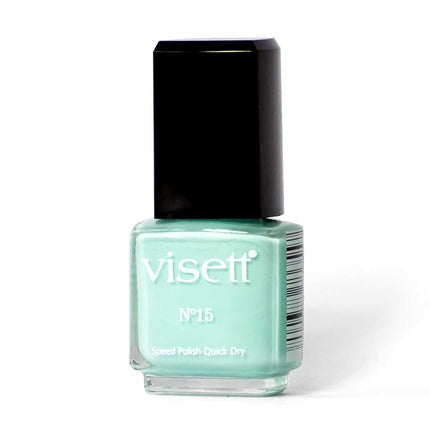 Viseet Quick Dry Speed Polish No.15 Mint, 12ml