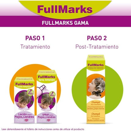 Șampon tratament Full Marks, 150ml, împotriva păduchilor