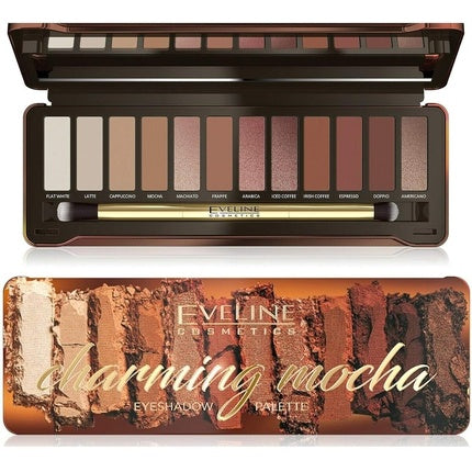 Paletă farduri de ochi, Eveline Cosmetics, Nude, 12 culori