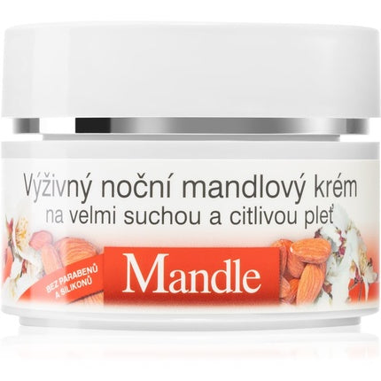 Cremă de noapte pentru față, Bione Cosmetics, cu mandorle, 51 ml