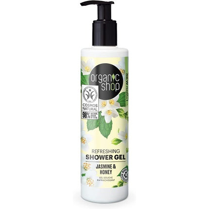 Gel de duș, Organic Shop, iasomie și miere, 280ml