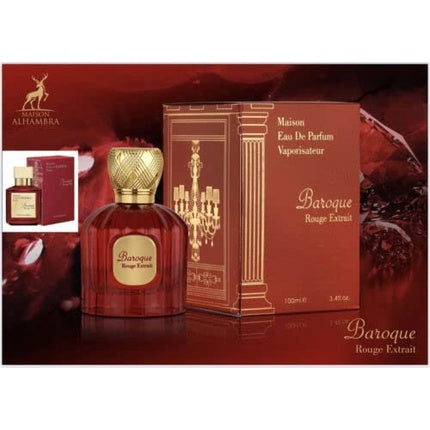 Parfum Extrait EDP Maison Alhambra Baroque Rouge 100ml
