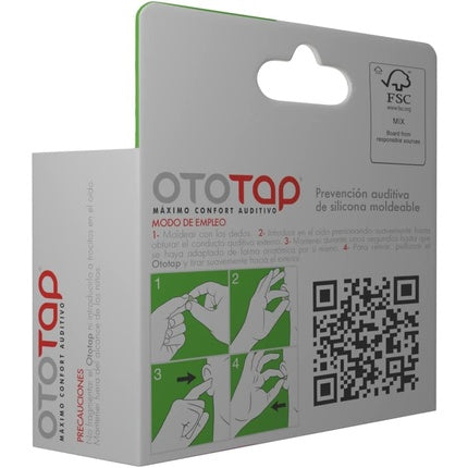 Ico Ico Ototap Silicone Ear Plugs 6 Units, Pink