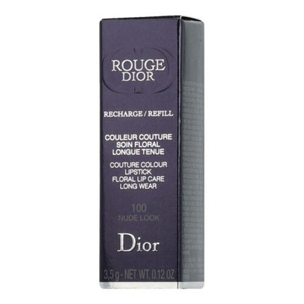 Refil ruj Dior Rouge Dior Satin, culoare Nude Look, 3.5g