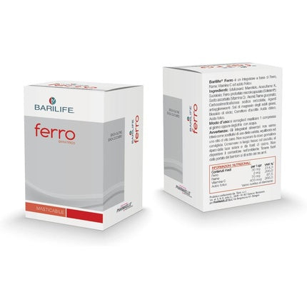 Vitamine, Barilife, Ferro, masticabile