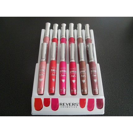 Glos buze Shine Diamond, Revers Cosmetics, set de 8 culori diverse, ambalaj original