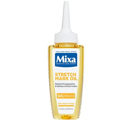 Ulei corp anti-vergeturi, Mixa Stretch Mark Oil, ambalaj 100 ml