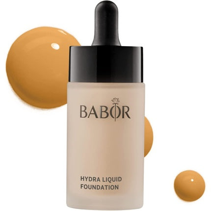 Fond de ten lichid Babor MAKE UP Hydra Liquid Foundation cu ser hidratant 30ml 03 Peach Vanilla
