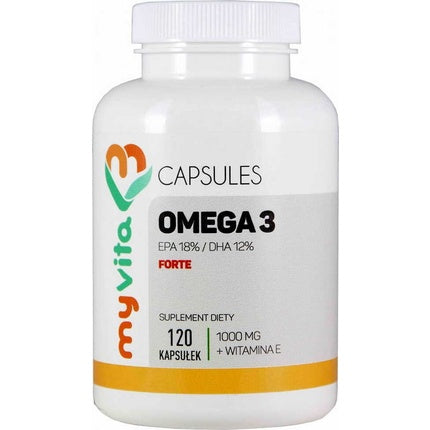 Myvita Omega-3 Forte Capsule, EPA 18% / DHA 12%, 1000mg, 120 buc