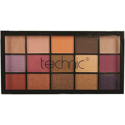 Paletă Farduri, Technic, 15 Nuante, Violet Persan