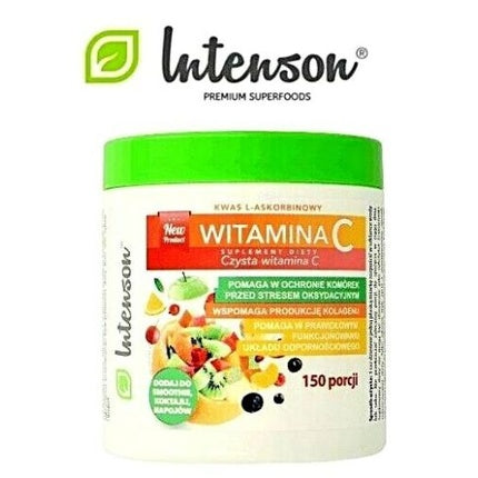 Vitamina C Pulbere, Intenson, 150g, Alb