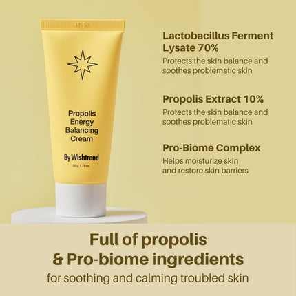 Crema facială hidratantă By Wishtrend Propolis Energy Balancing Cream 50ml