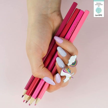 Lac de unghii, Hi Hybrid, #300 Violet White, 5ml