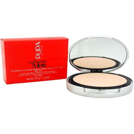 Fond de ten compact, Pupa Milano, Extreme Matt 010 Porcelain