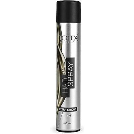 Spray de păr Totex Extra Strong Silver Shine & Long Extra Hold, 400ml, argintiu