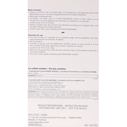 Masca Purificatoare, Decléor, Mate & Pure, 50ml