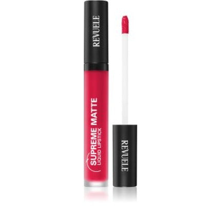 Ruj lichid mat Revuele Supreme Matte, 6 ml, roz