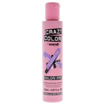 Culoare Păr Semi-Permanentă, Crazy Color, Salon Pro 43 Violette, 150ml
