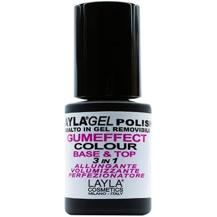 Layla Rubber Effect Gel Polish Color No 32 Purple Noire, 7.5ml