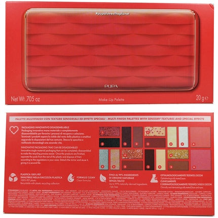 Paleta farduri, Pupa Milano, Eyeshadow, 20g