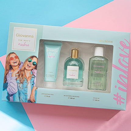 Set cadou parfum, Giovanna De Ruy, In Love, multicolor