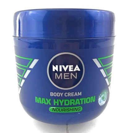 Cremă de corp Nivea Men Max Hydration, 13.5 oz, Albastru