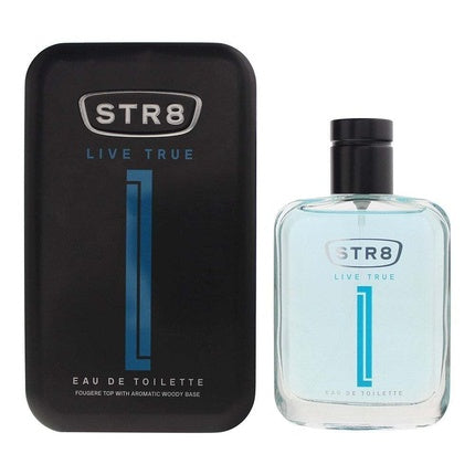 Str8 Live True Eau De Toilette, Masculin, 50 ml, sticlă transparentă