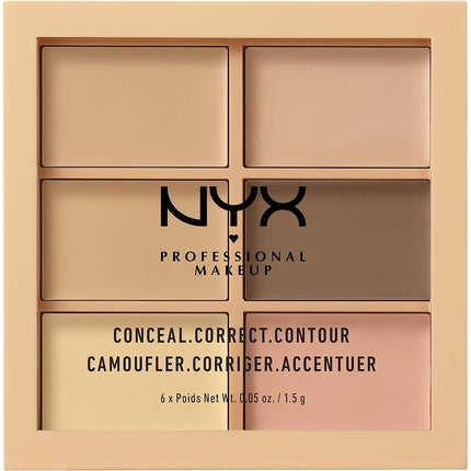 Paletă corectoare, NYX, Conceal Correct Contour, Light 01