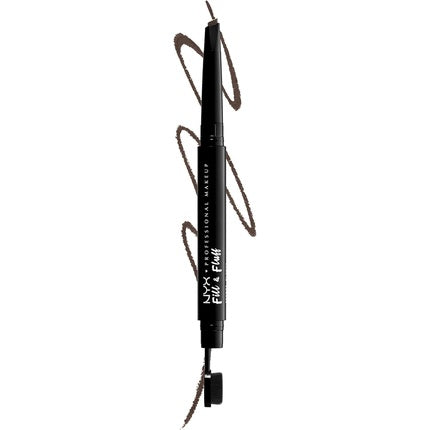 Creion sprâncene, NYX, Fill & Fluff, brunet, 15g