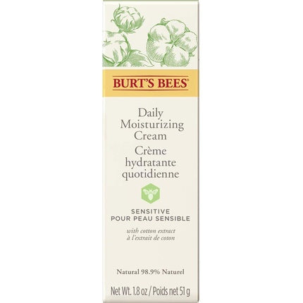 Cremă hidratantă, Burt's Bees, Daily, piele sensibilă