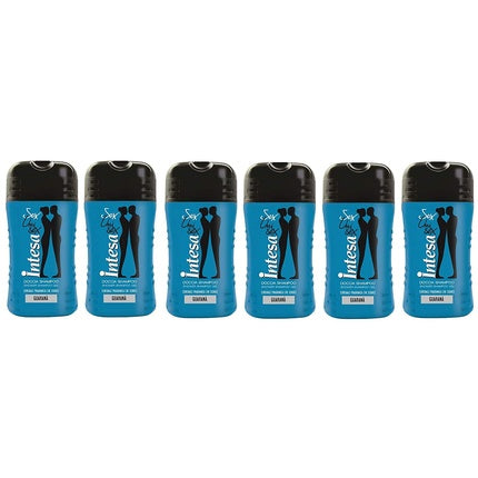 Gel de Duș și Șampon 2 în 1, Intesa Guarana Sex, 250 ml, albastru