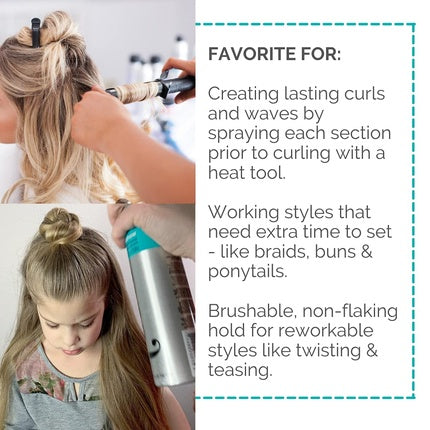 Spray de păr, Fave4, Workable Wear, argintiu