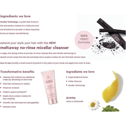 Cremă Curățătoare Micelară Alterna My Hair My Canvas Meltaway No Rinse 100.5ml