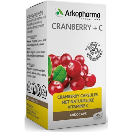 Arkopharma Arkocaps Cranberry + C, Vitamine, 45 capsule