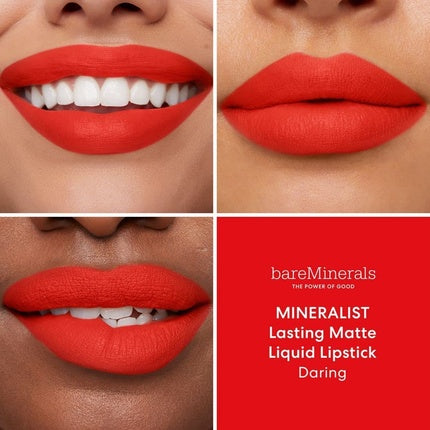 Ruj lichid, Bareminerals, Mineralist Lasting Matte, 3.5ml, Daring