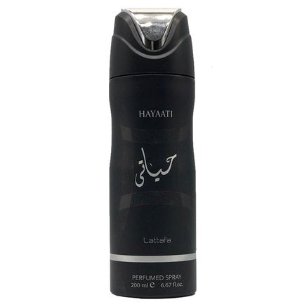 Spray Deodorant Parfumat Lattafa Hayaati, 200ml, negru