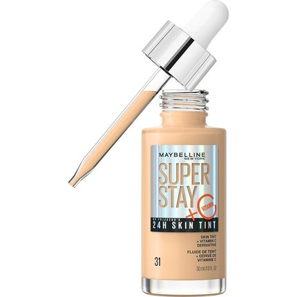 Fond de ten, Maybelline New York, Super Stay Skin Tint cu Vitamina C, nuanta 31