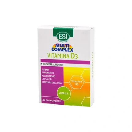 Esi Multi Complex Vitamin D3 Supplement, Integrator Alimentar Vitamina D3