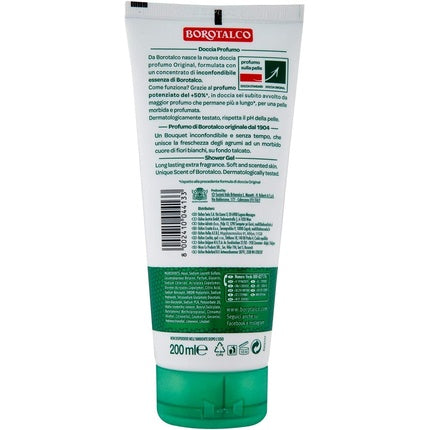 Gel de duș Borotalco Original, 200 ml, alb-verde